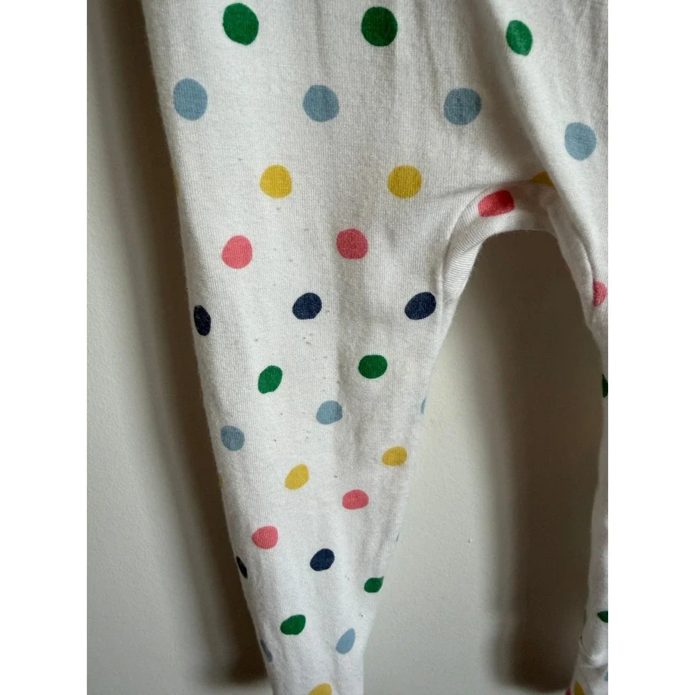 Kyte Baby Bamboo Footie Sleeper Multi Color Polka Dot 3-6 Months